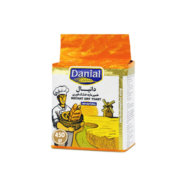 خمیرمایه خشک فوری دانیال 450 گرمی وکیوم